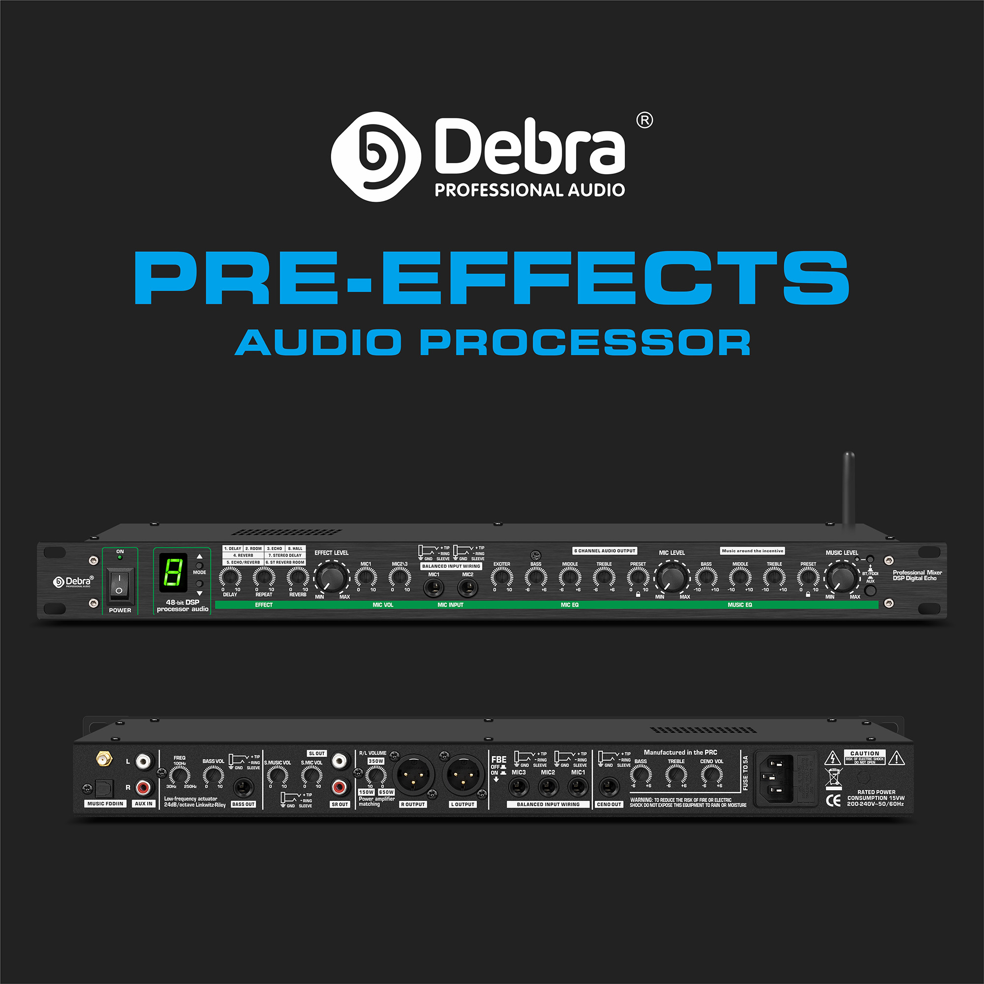 Pre-effects Audio Processor
