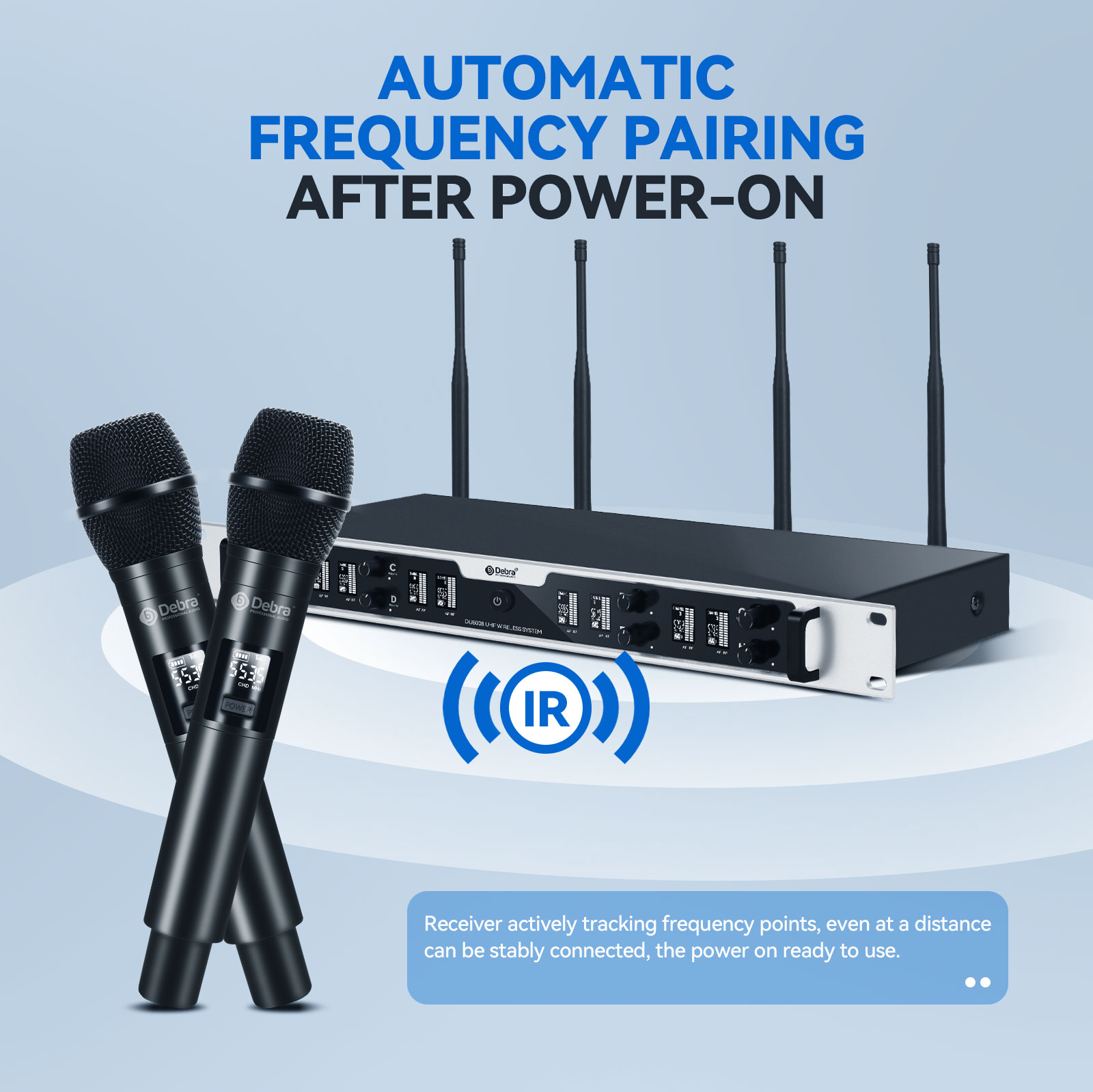 DU8008 UHF Wireless Microphone System