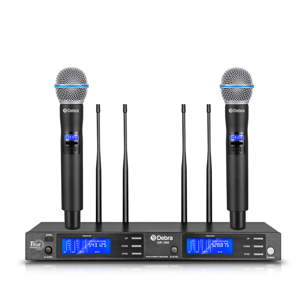 UR-200 Professional True Diversity Wireless Microphone System