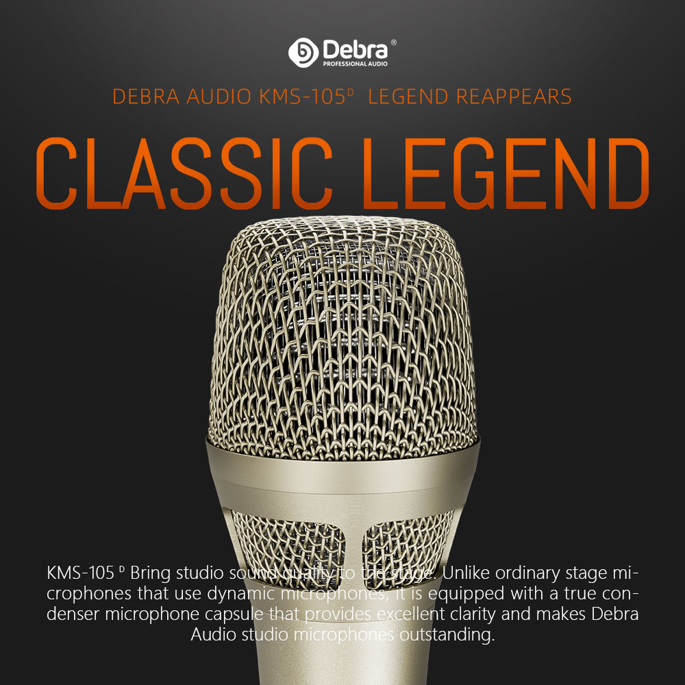 Debra Audio KMS-105 New Professional Recording Condenser Microphone