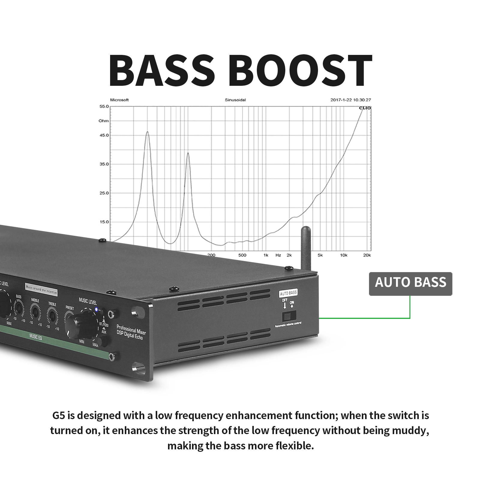 G51 Professional Digital Pre-stage Effect Anti-howling Audio Processor