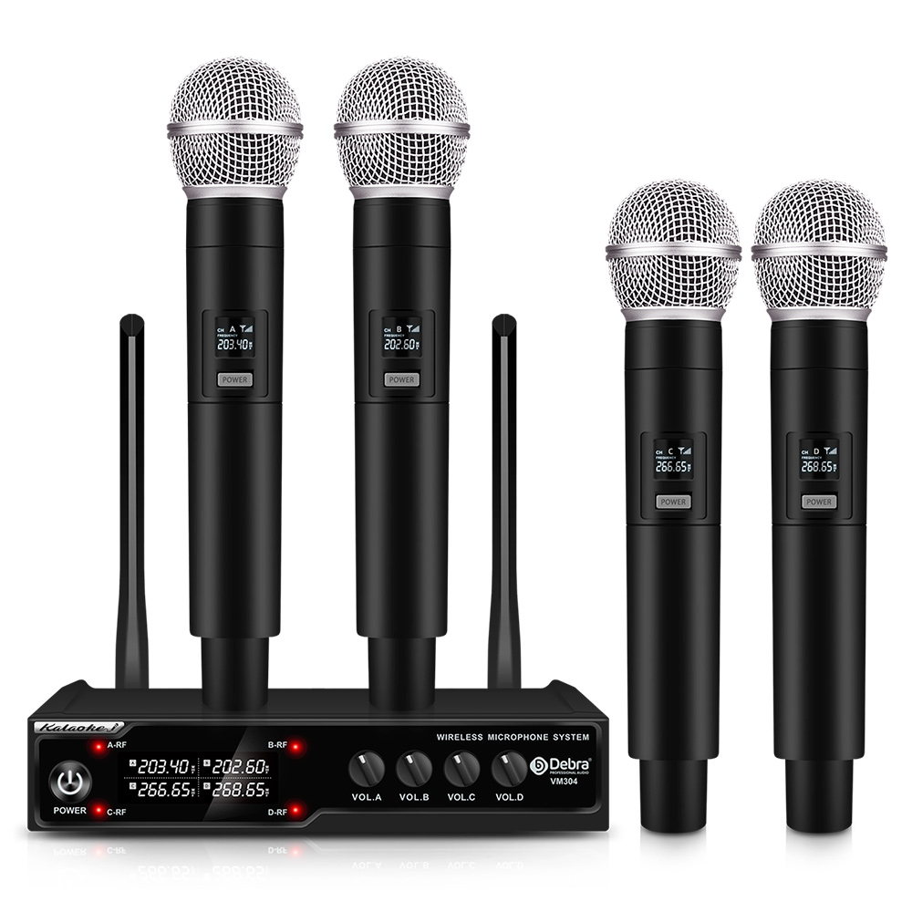 VM304 4-Channel Wireless Microphone System