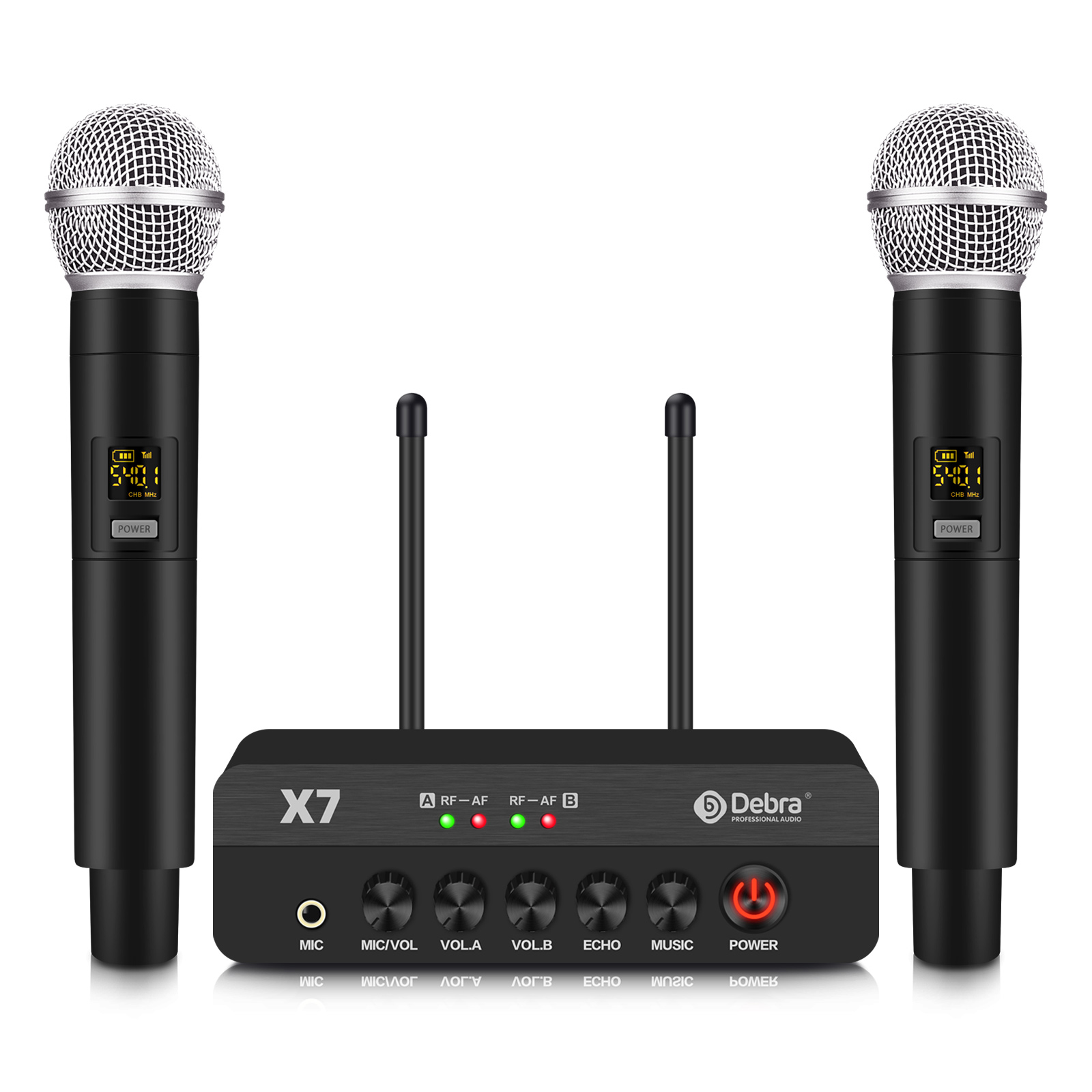 X7 DSP Wireless Microphone Karaoke System