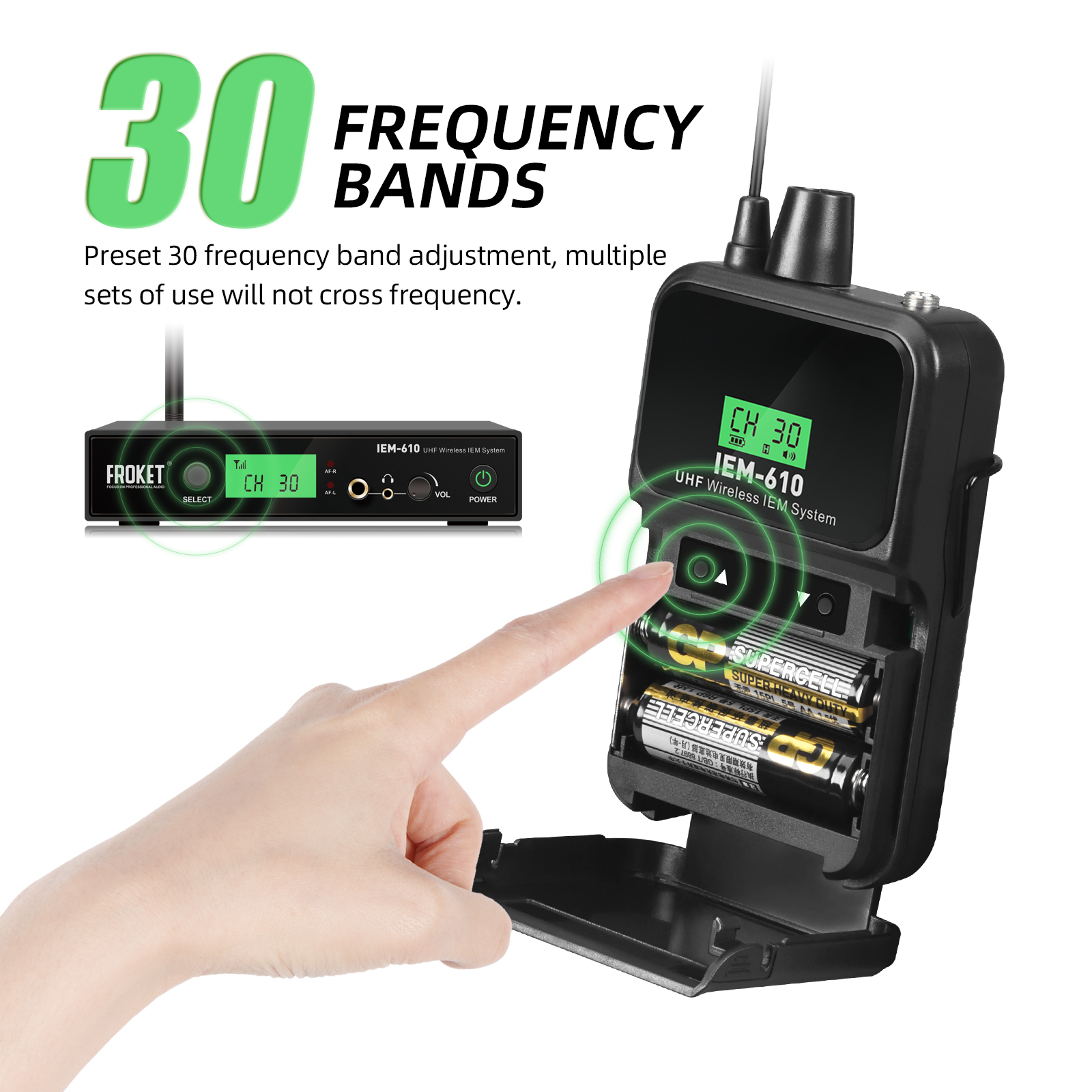 IEM-610 In-ear wireless monitoring system