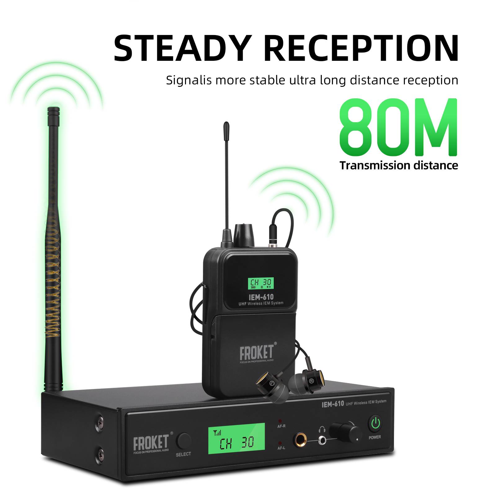 IEM-610 In-ear wireless monitoring system