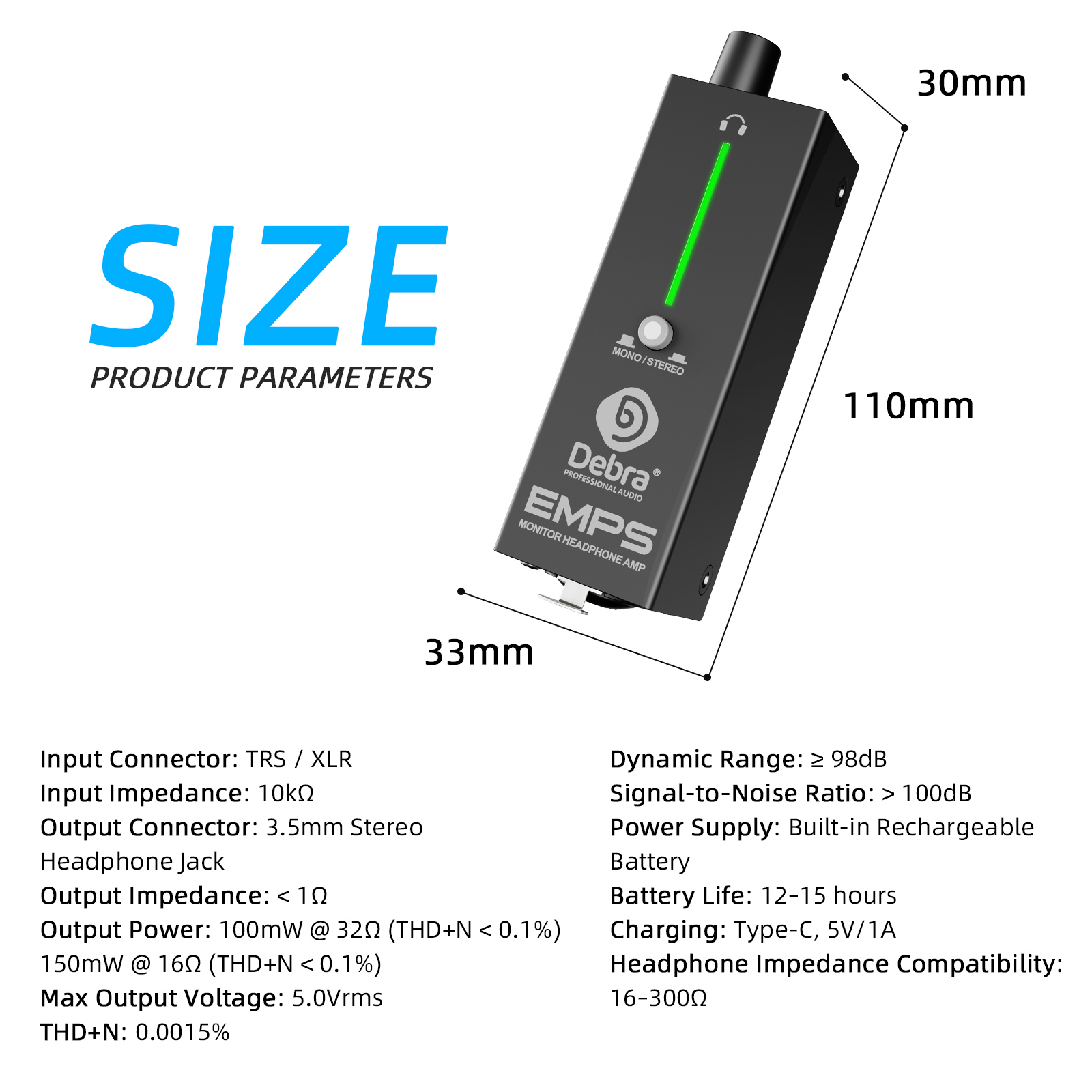 EMPS Headphone Monitoring Power Amplifier
