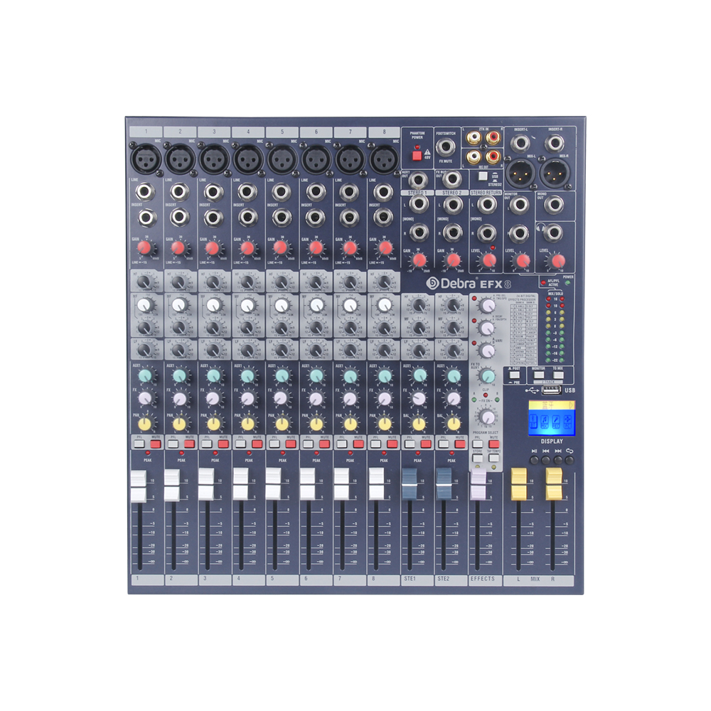 EFX Series Medium Audio Mixer DJ Console