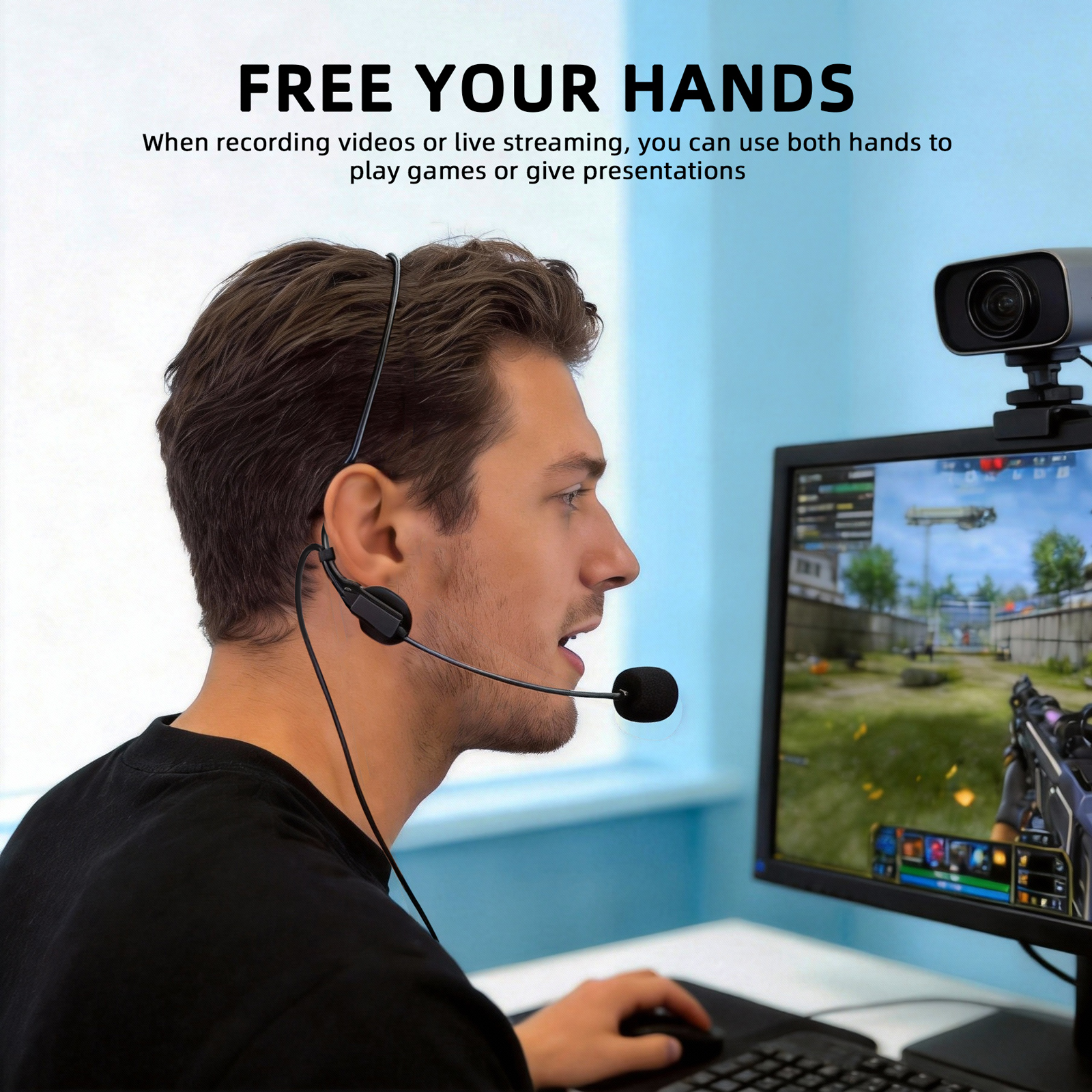 DT-01/02 UHF Wireless Portable Headset Microphone