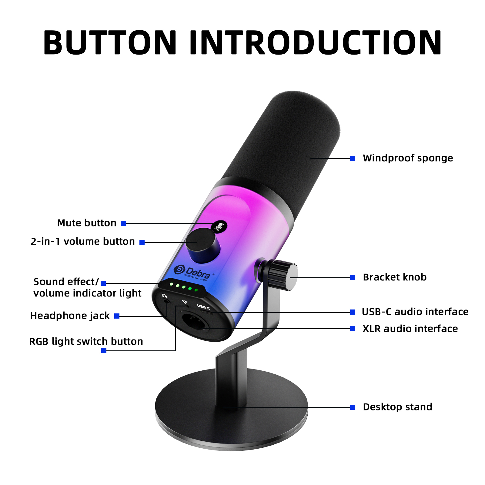 DLB-77 Desktop Microphone
