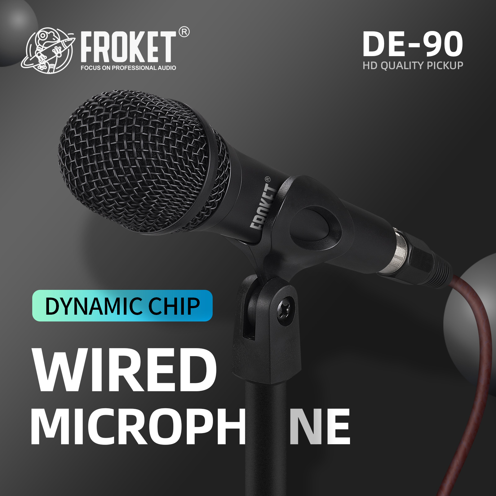 DE-90 Professional Wired Microphone