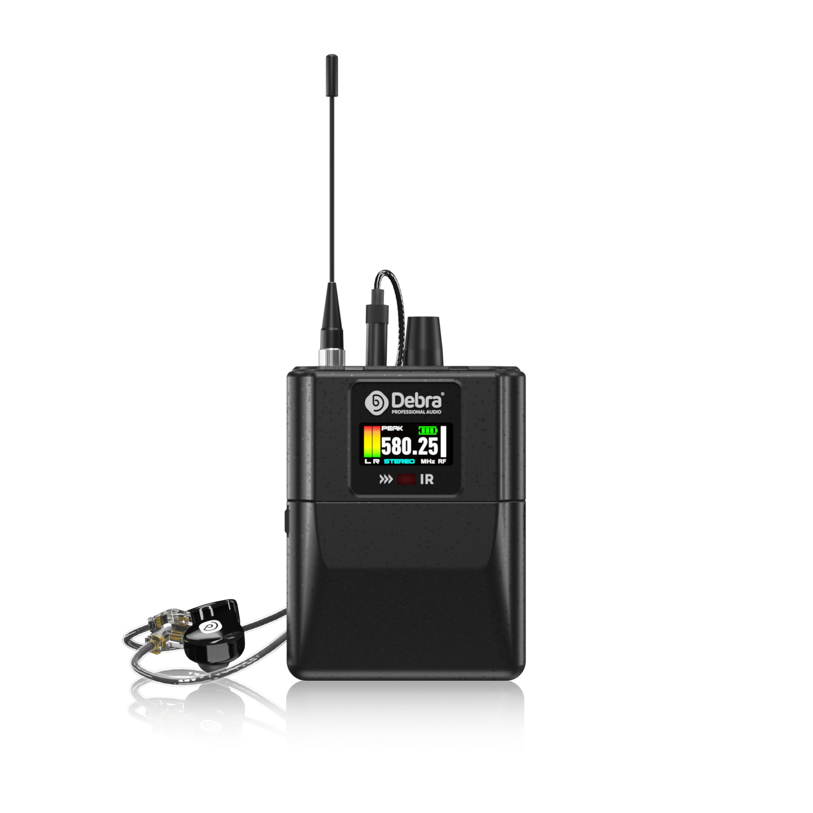 Debra Audio RC-V1 Wireless Receiver for Wireless In-Ear Monitor Systems (ST-102/202 M-PROI)