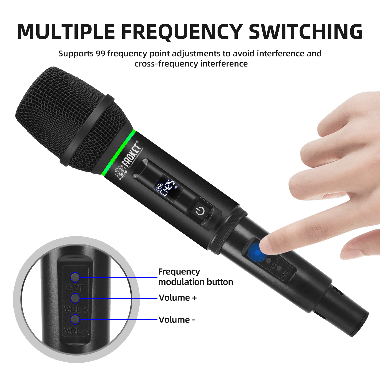 Debra Audio WL200S 2.4G Wireless Microphone System