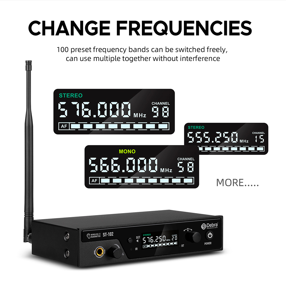 ST-102 Professional stereo monitoring system