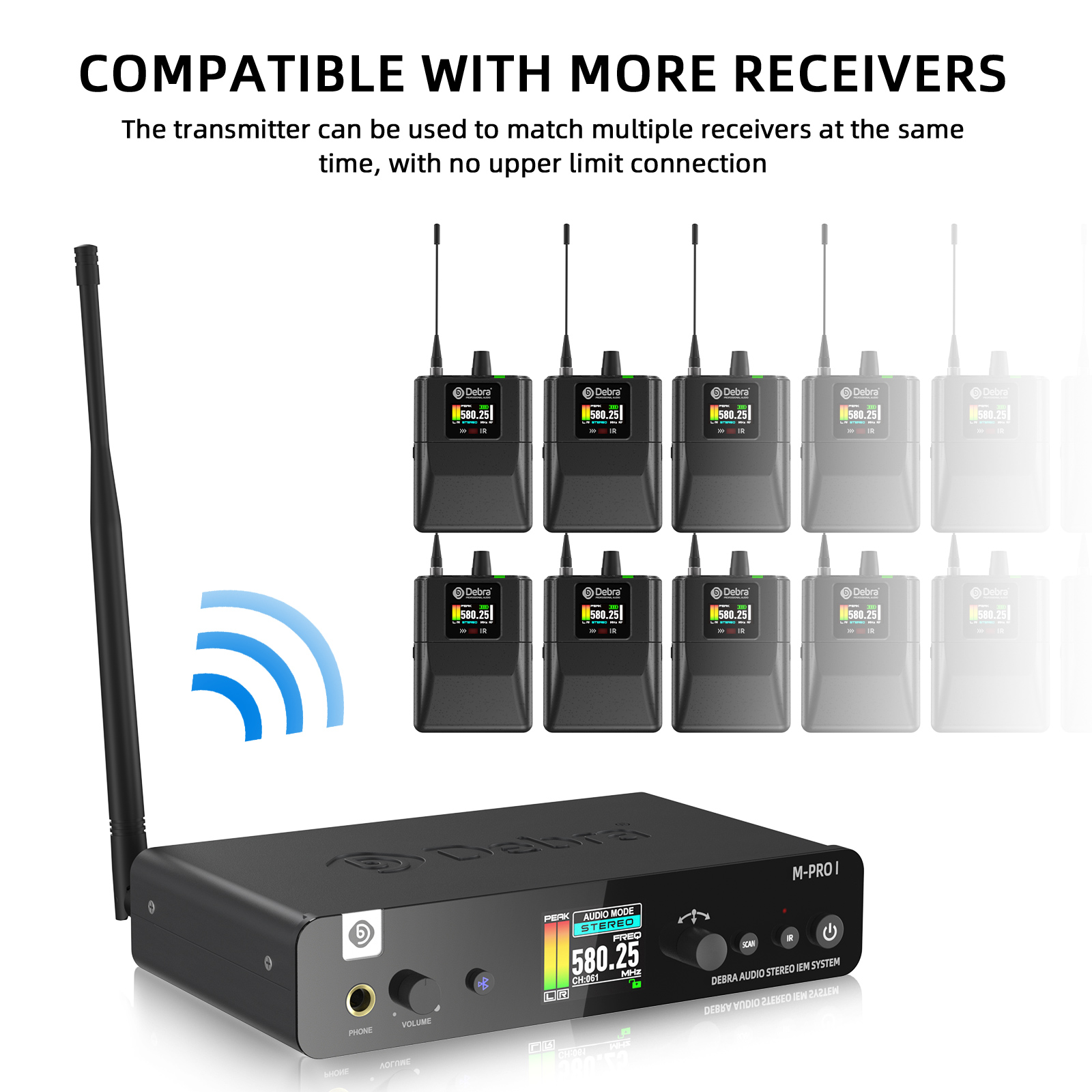 M-PROI Professional Stereo Wireless In-Ear Monitor System