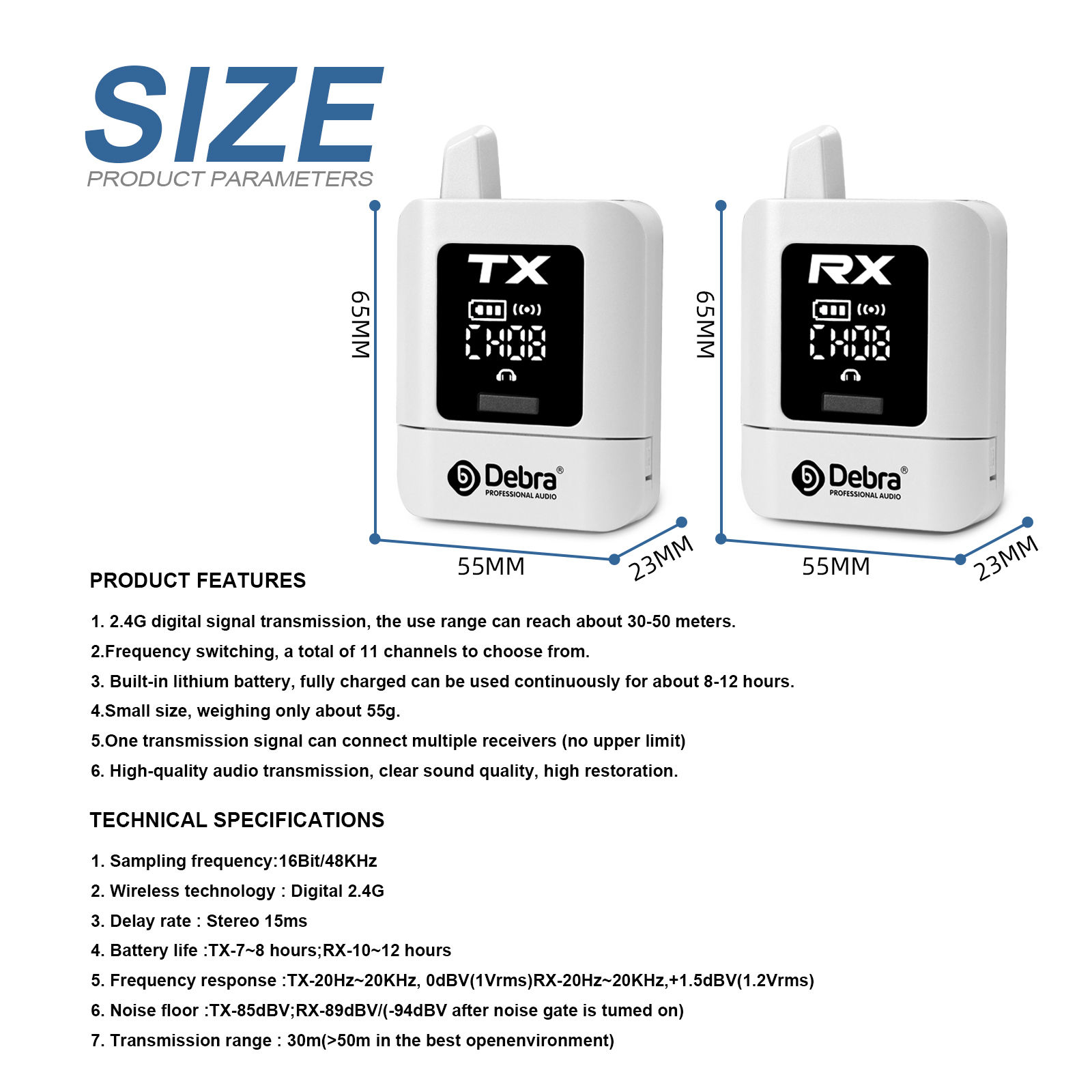 Debra Audio ST-mini Stereo Wireless IEM System