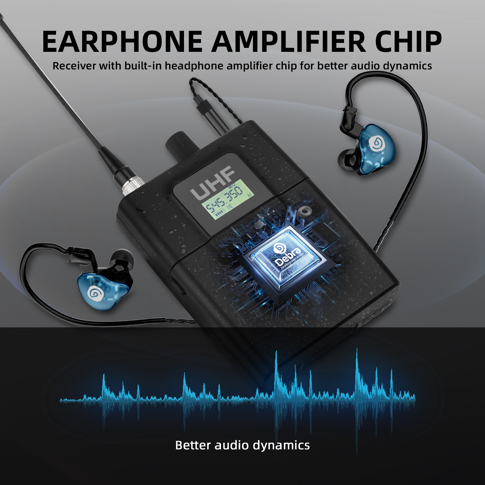 Debra Audio ER-404 UHF Wireless In-Ear Monitoring System