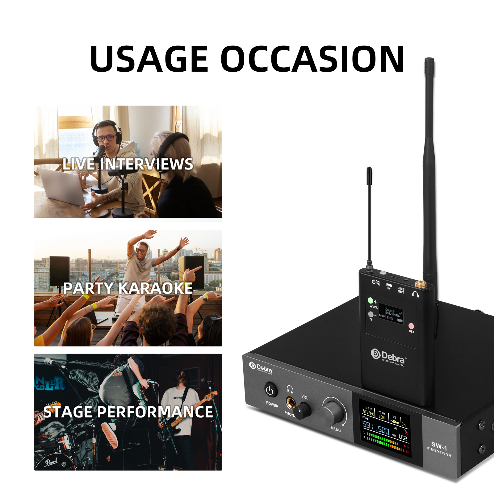 SW-1 Wireless In-Ear Monitor System