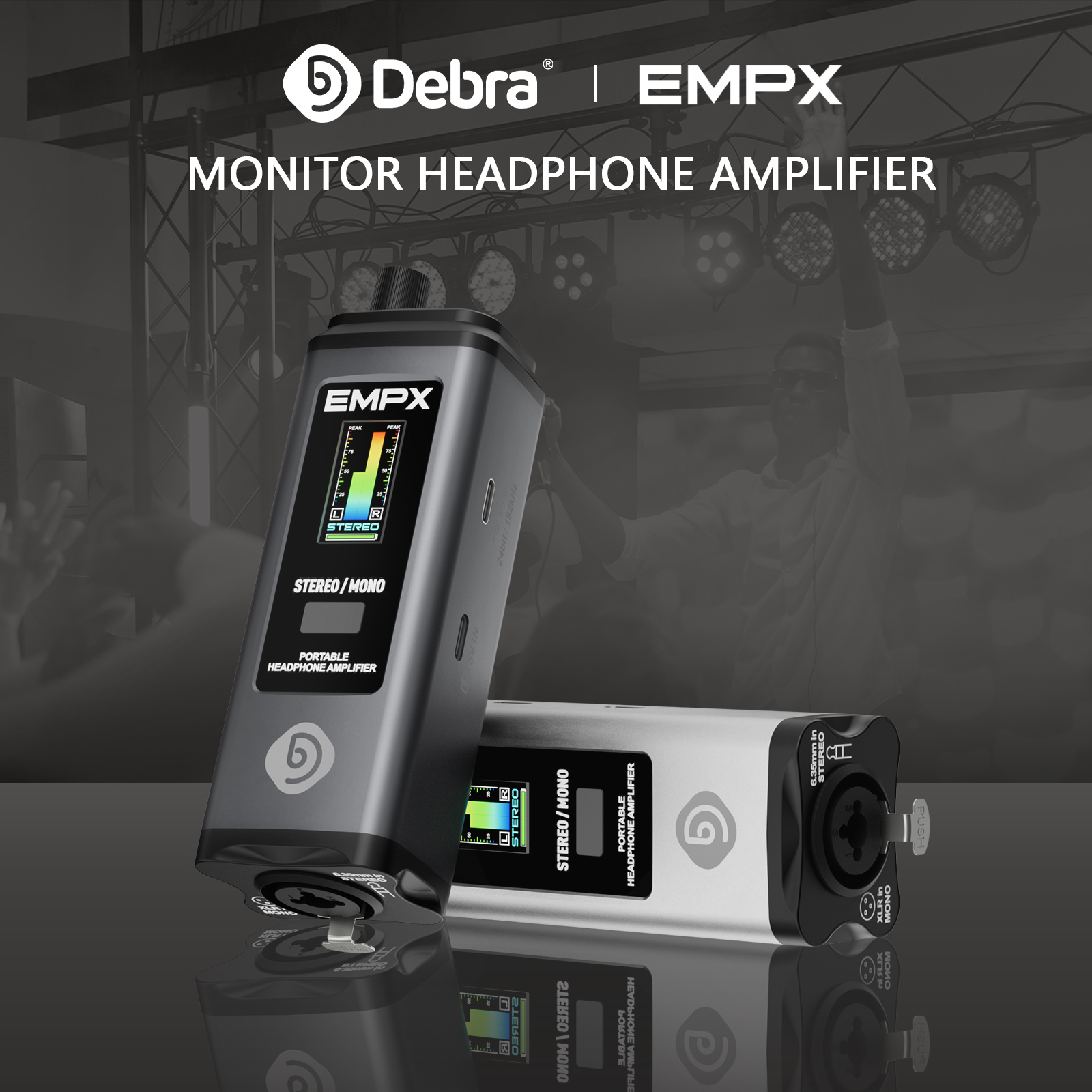 EMPX Professional Headphone Monitoring Amplifier (Dark gray)