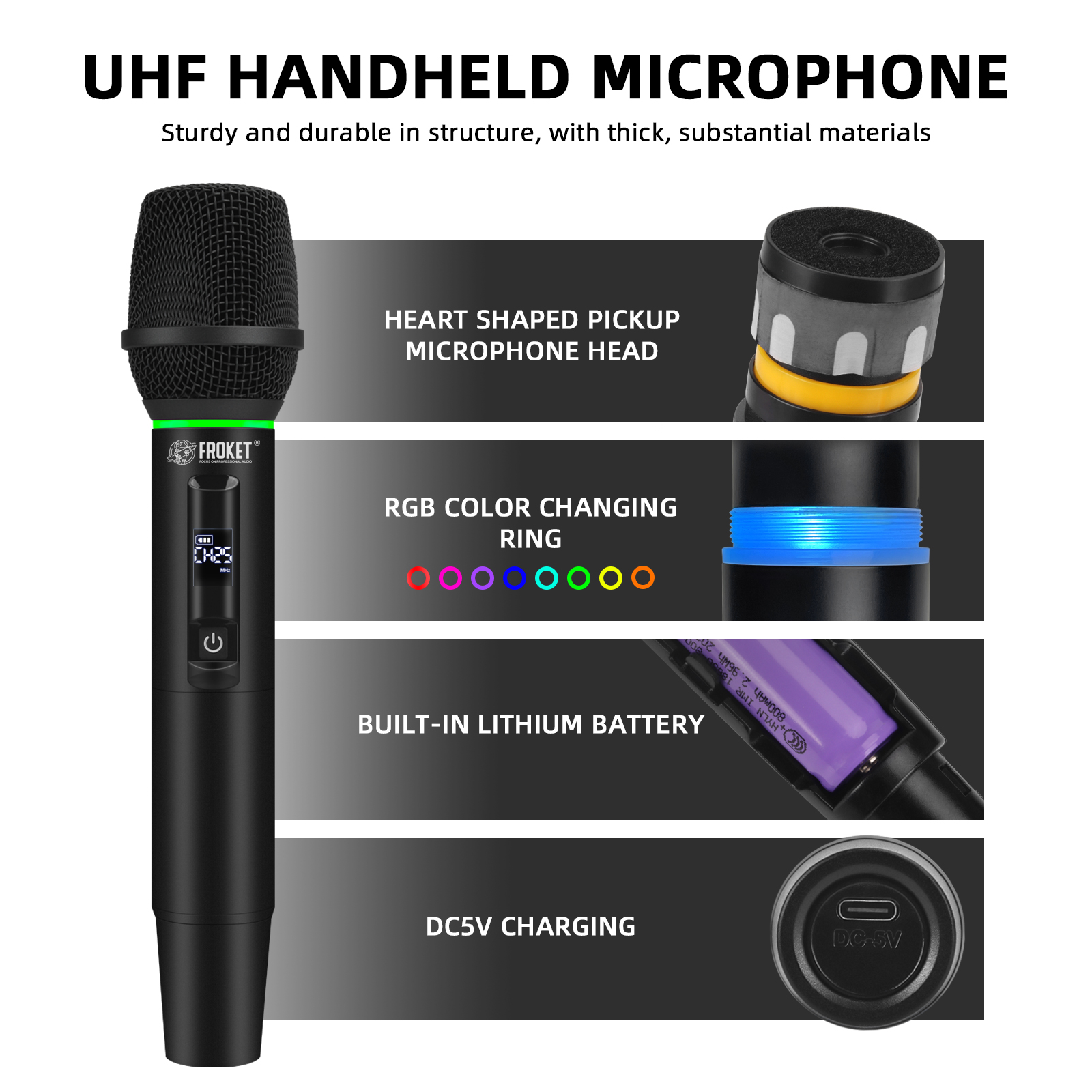 Debra Audio WL200S 2.4G Wireless Microphone System