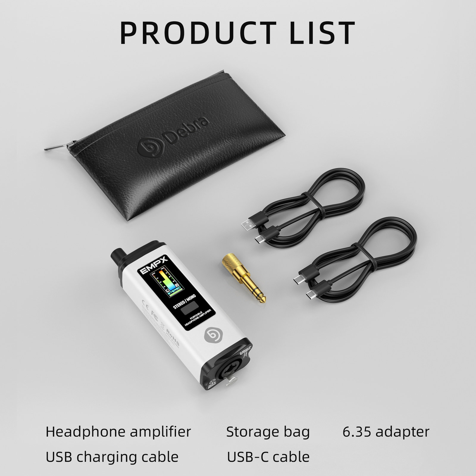 EMPX Professional Headphone Monitoring Amplifier (White)