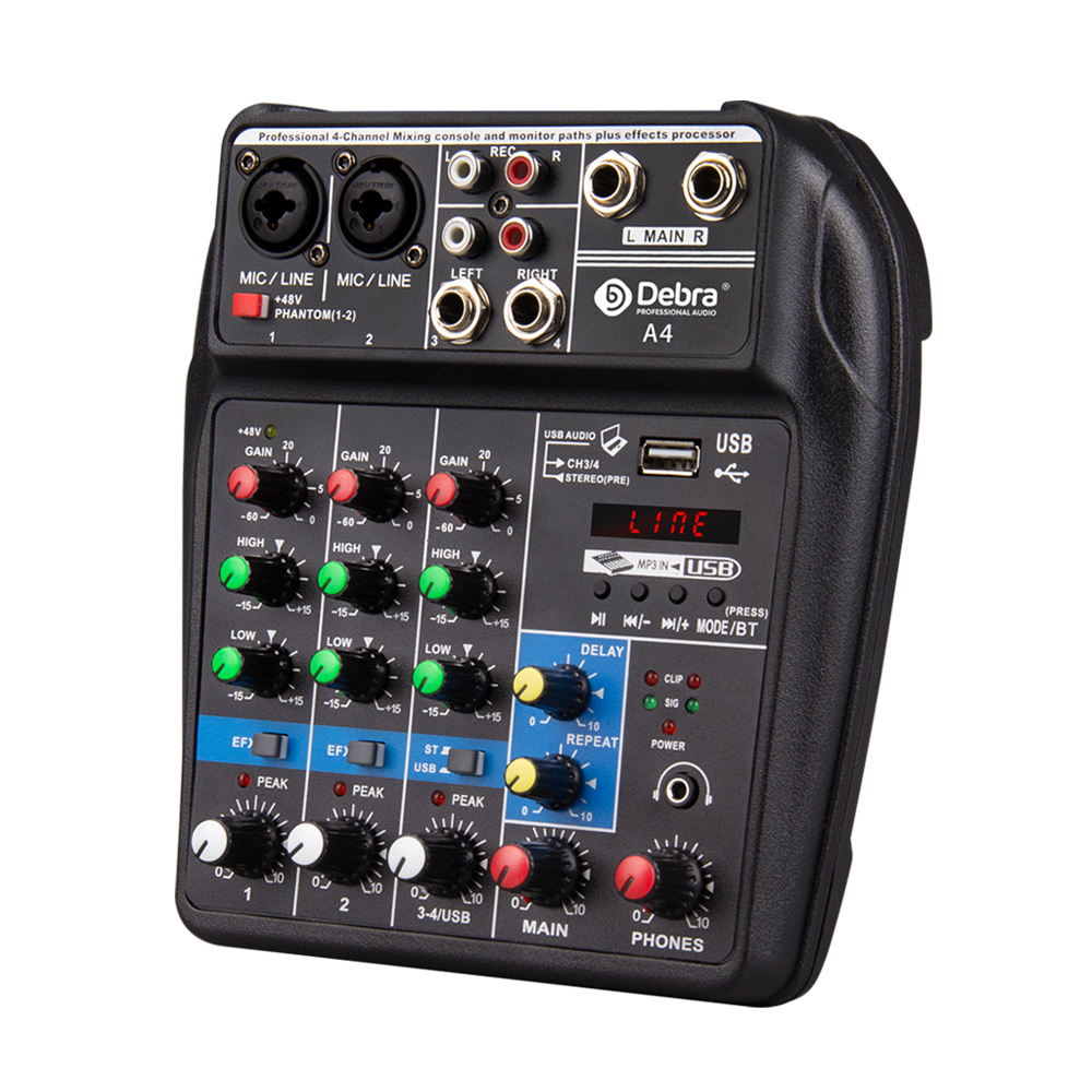 A4 Mini Audio Mixer