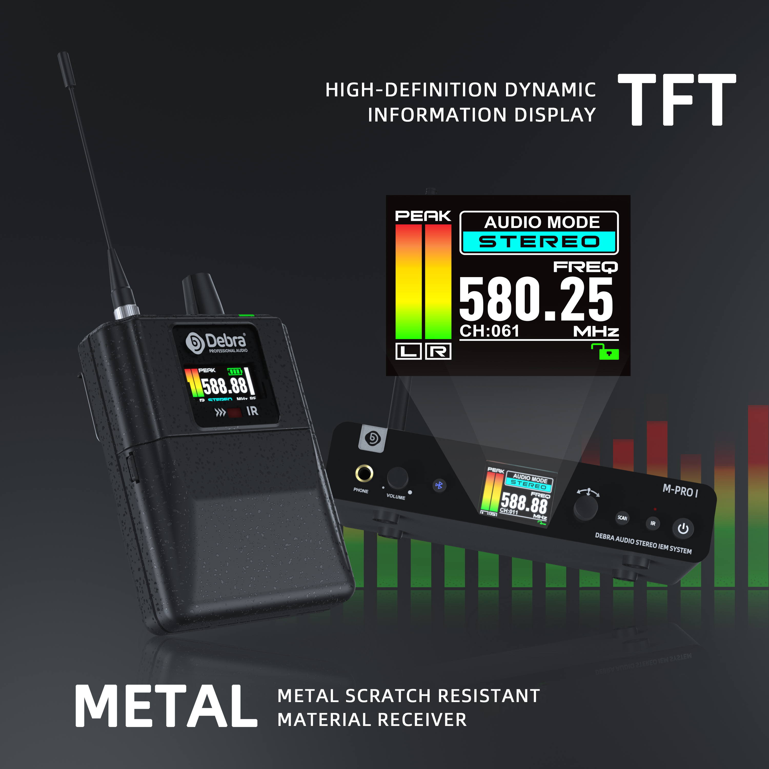 M-PROI Professional Stereo Wireless In-Ear Monitor System