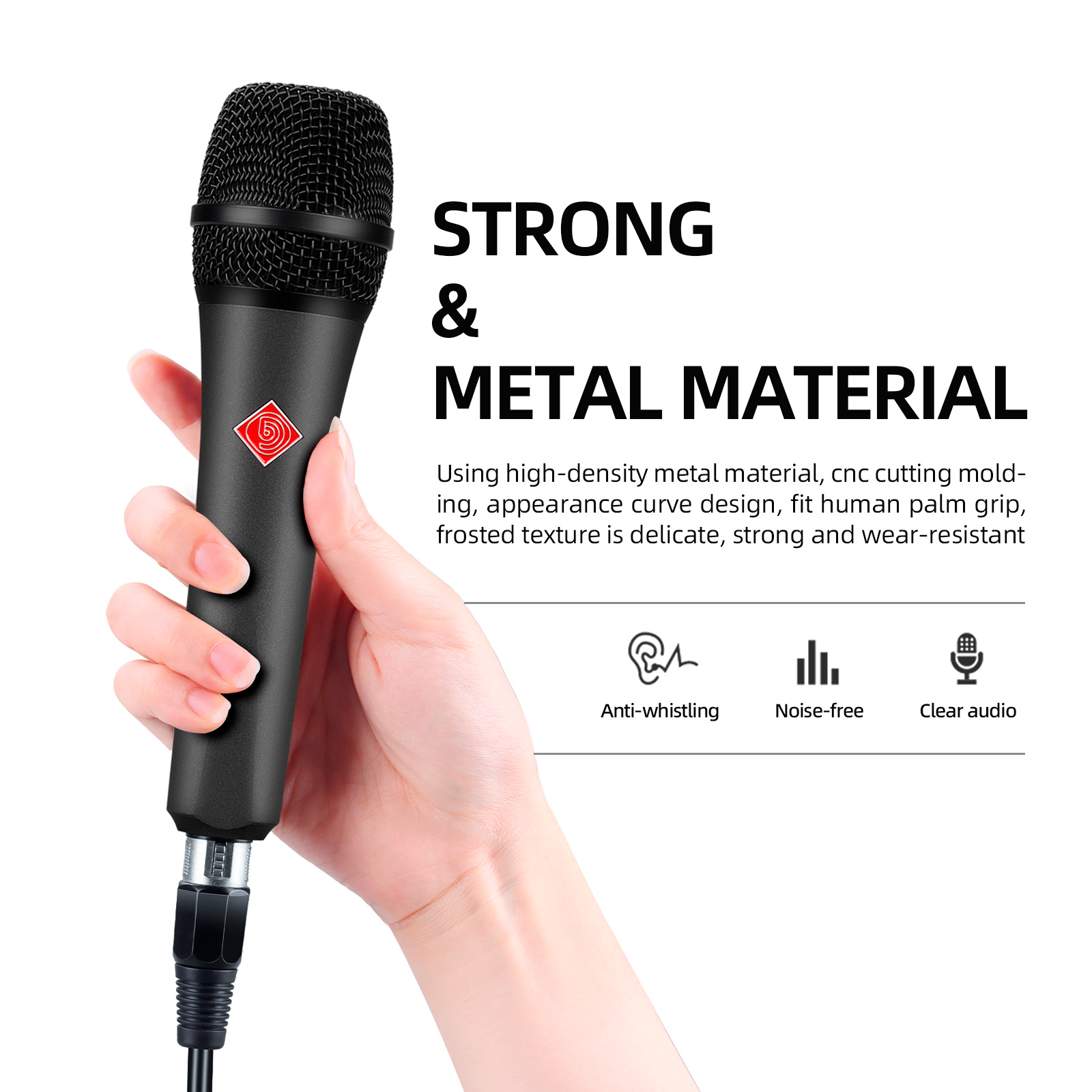 DY-80 Professional Wired Dynamic Microphone