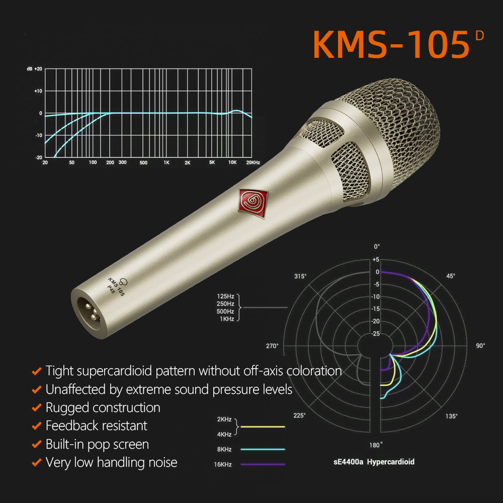 Debra Audio KMS-105 New Professional Recording Condenser Microphone