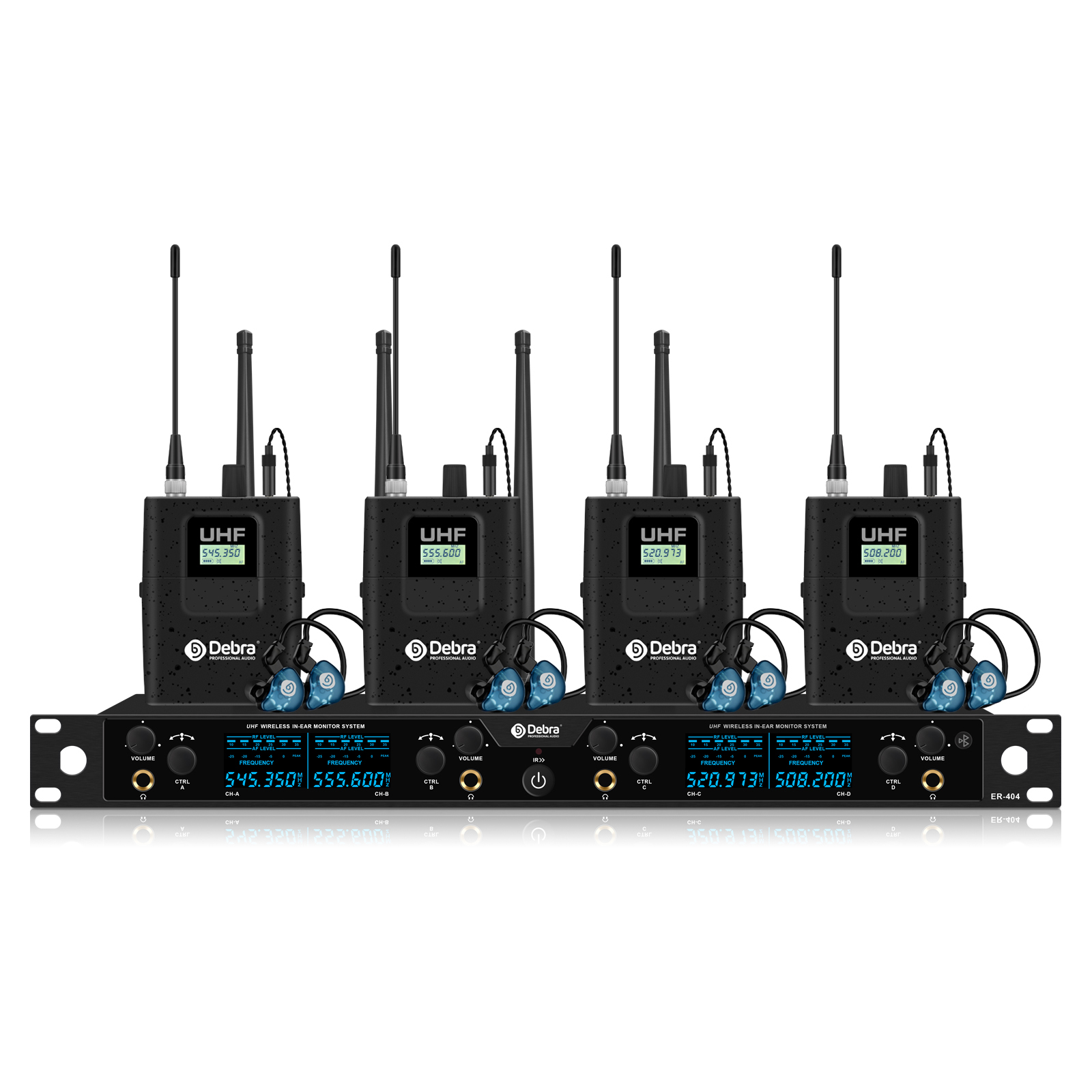 Debra Audio ER-404 UHF Wireless In-Ear Monitoring System