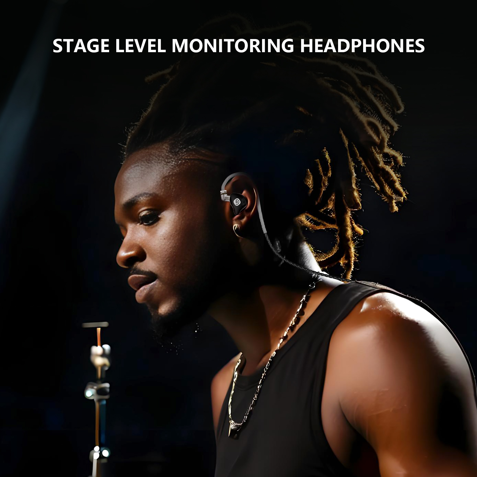IE-210 Professional In-Ear Monitoring Headphones (Black)