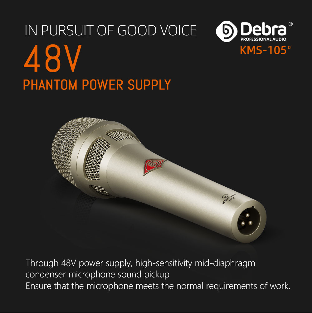 Debra Audio KMS-105 New Professional Recording Condenser Microphone