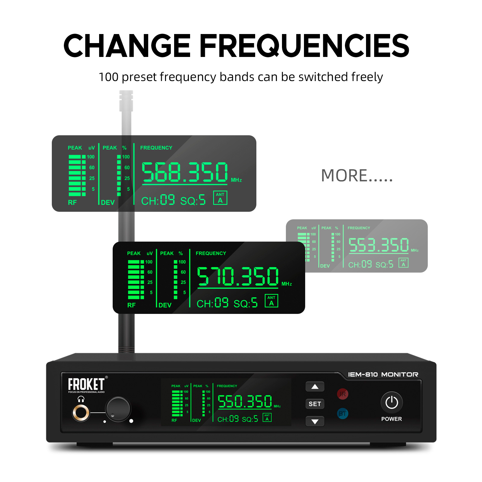 IEM-810 Wireless In-Ear Monitoring System   