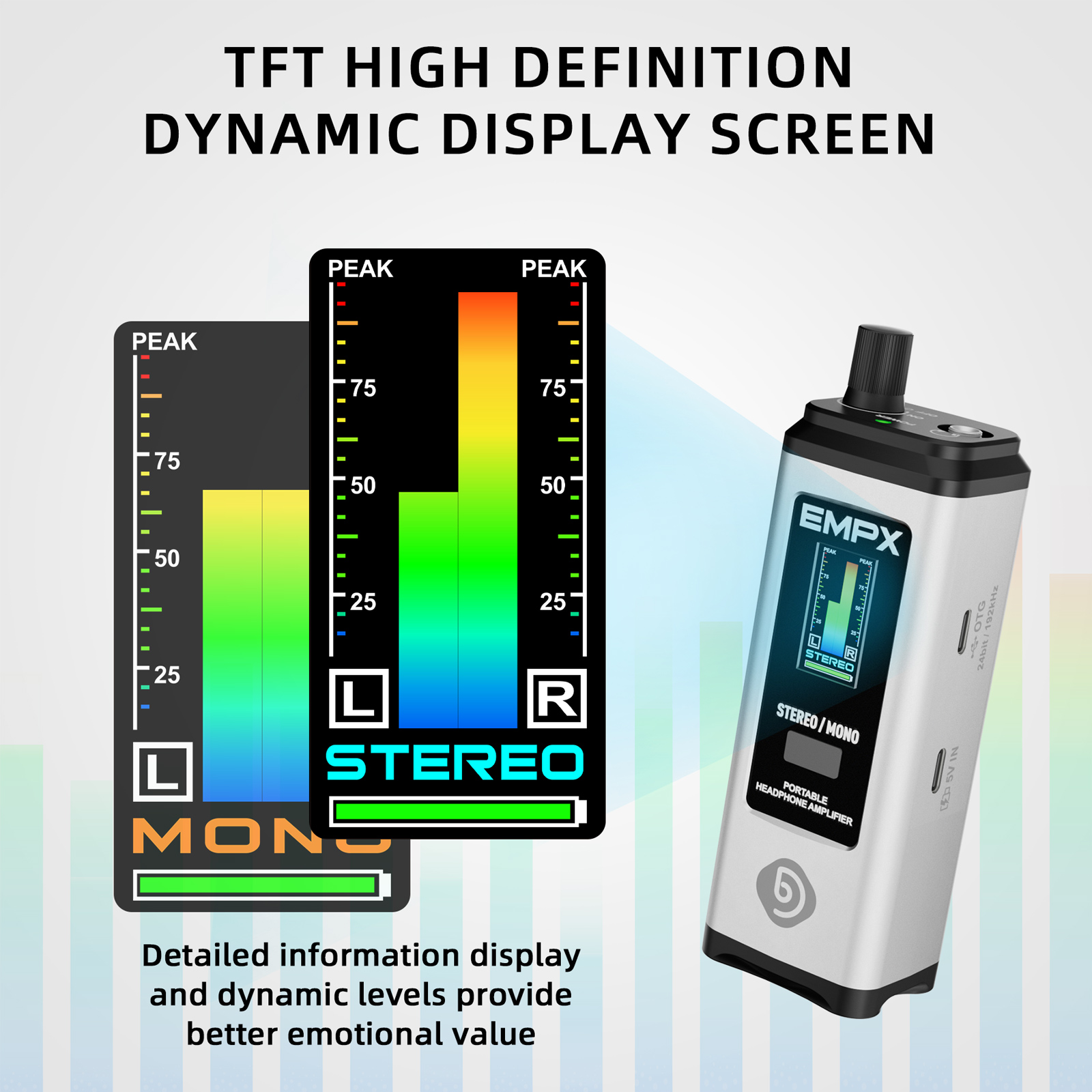 EMPX Professional Headphone Monitoring Amplifier (White)