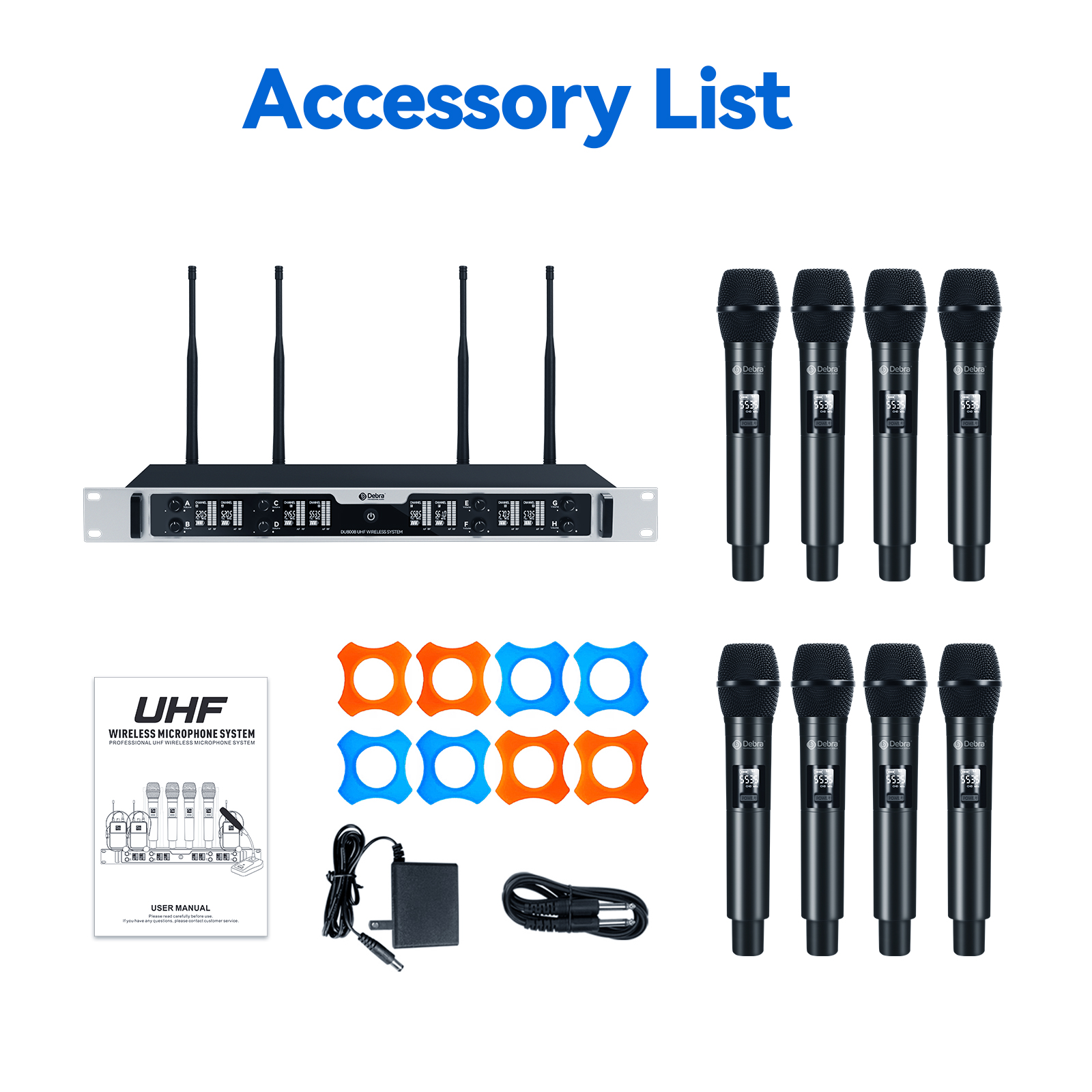 DU8008 UHF Wireless Microphone System