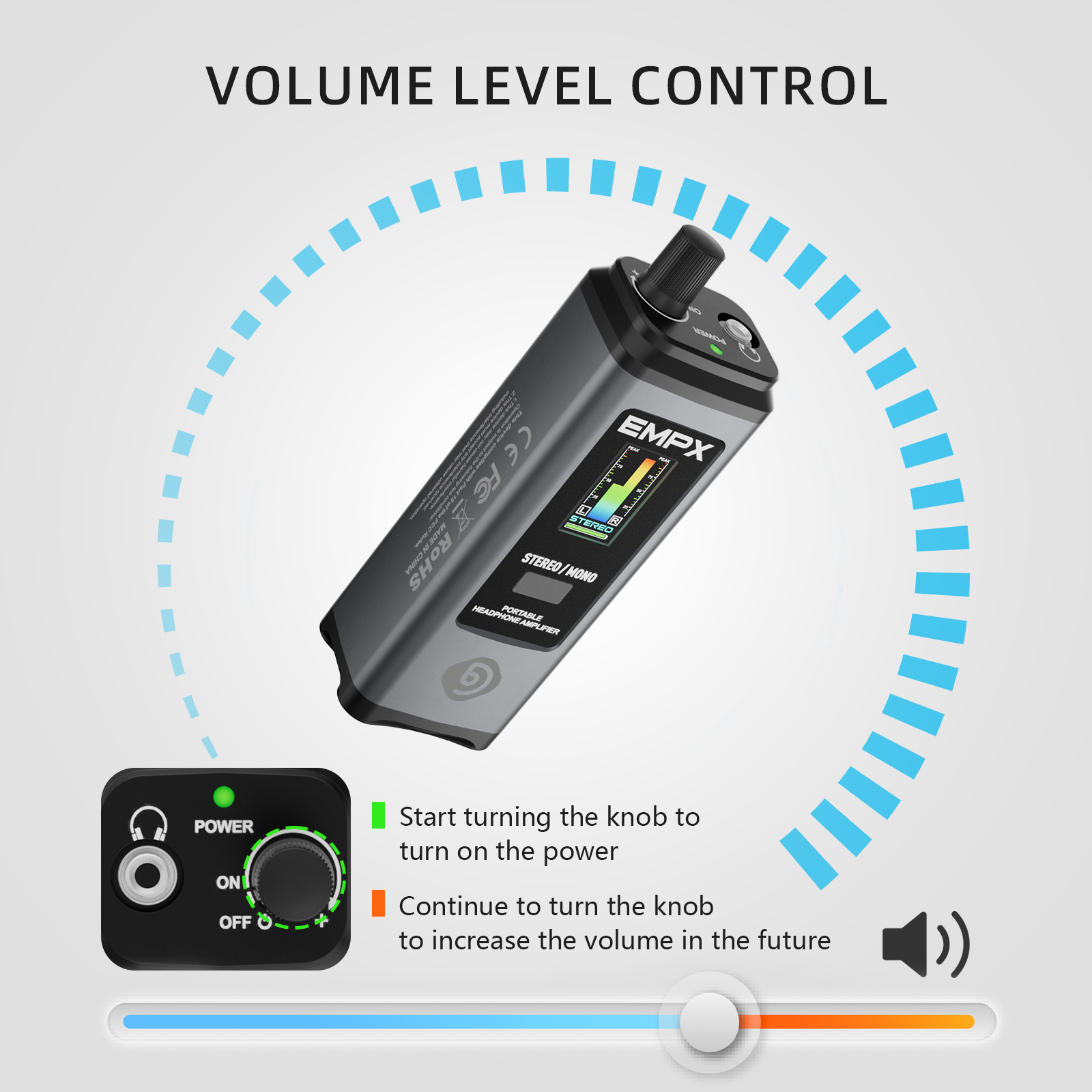 EMPX Professional Headphone Monitoring Amplifier (Dark gray)