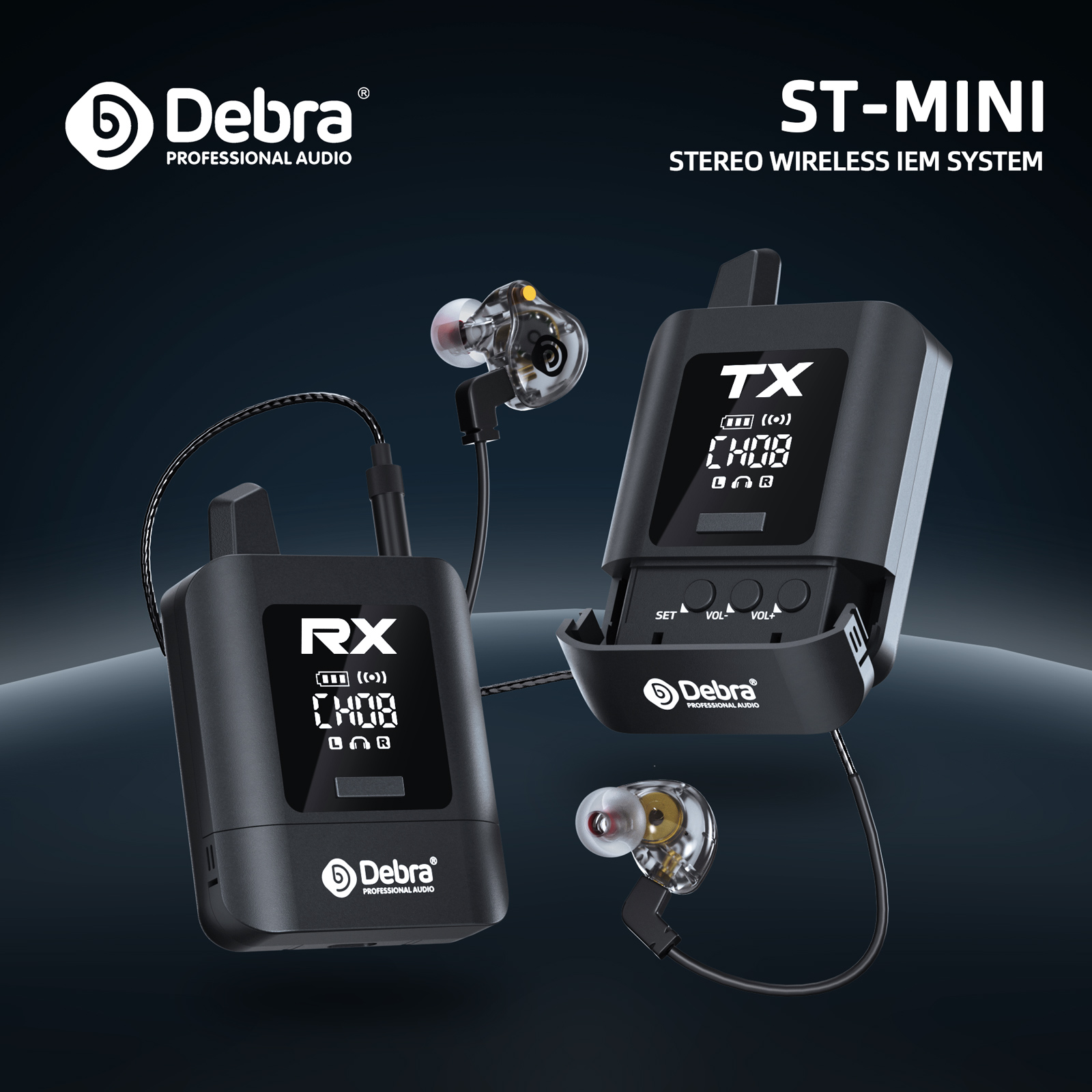 Debra Audio ST-mini Stereo Wireless IEM System