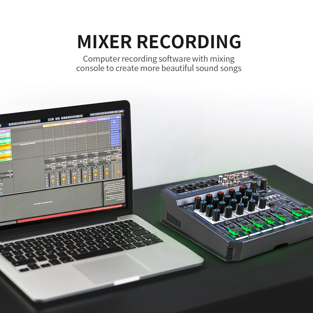 X4/X6 audio mixer sound card DJ console
