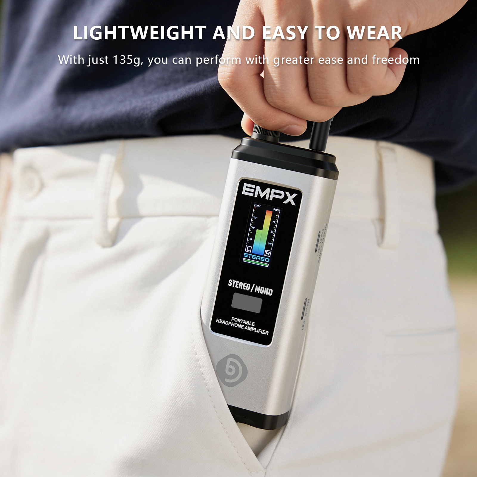 EMPX Professional Headphone Monitoring Amplifier (White)