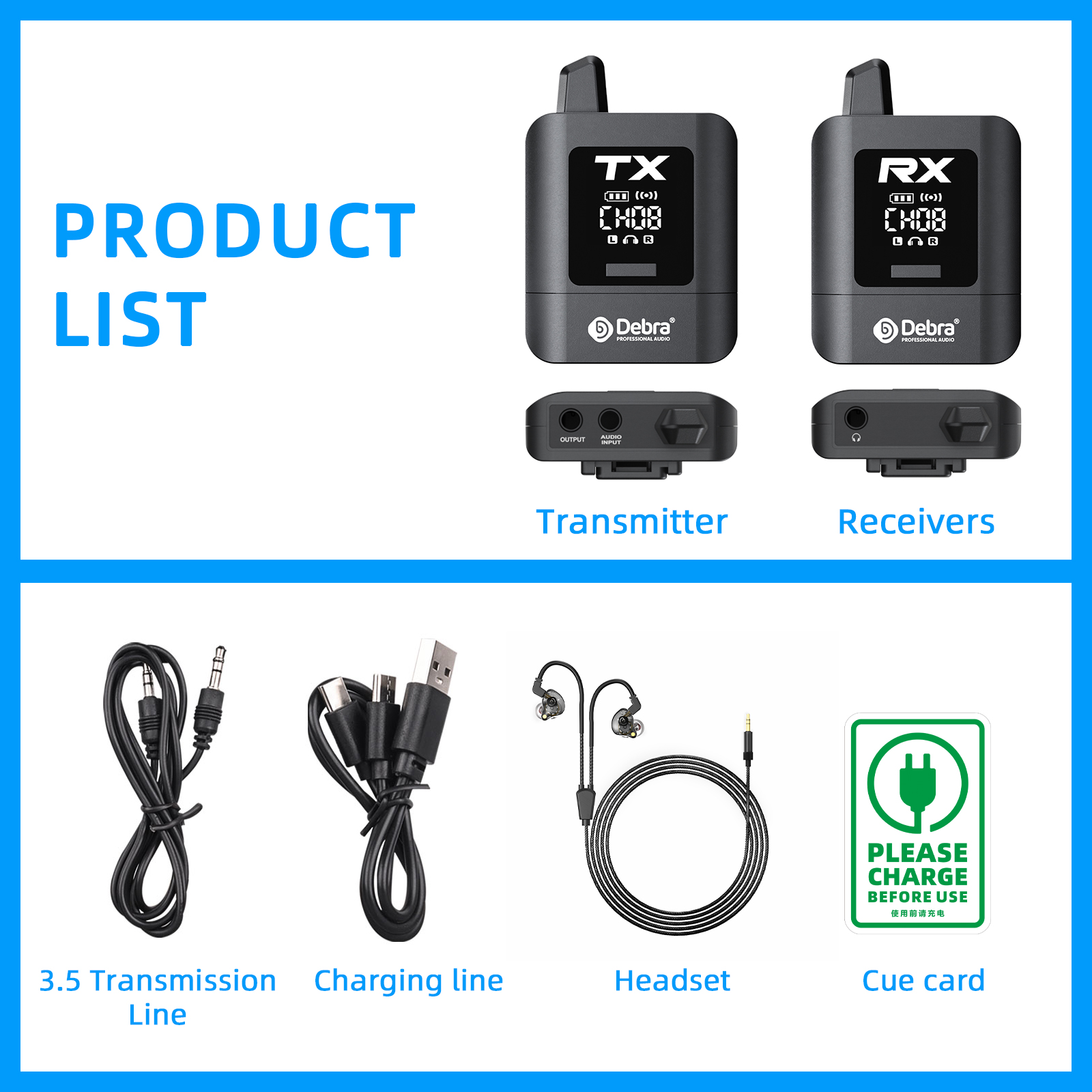 Debra Audio ST-mini Stereo Wireless IEM System