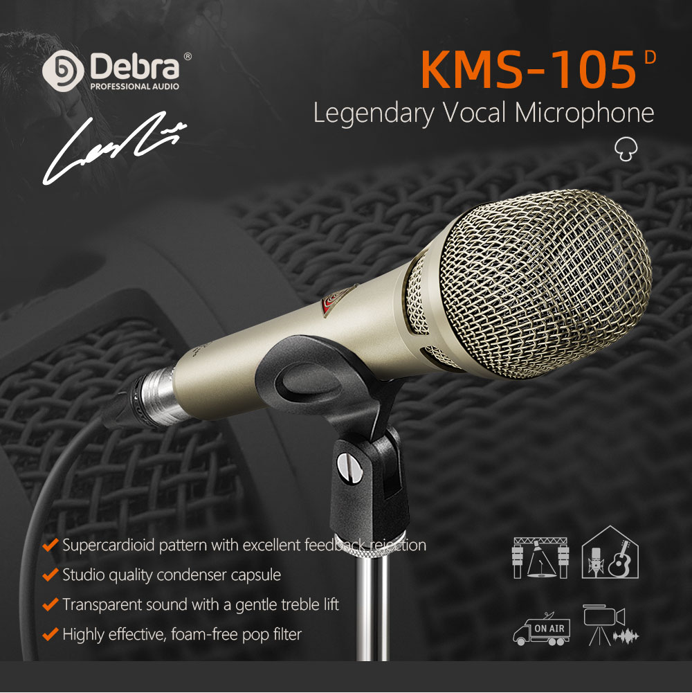 Debra Audio KMS-105 New Professional Recording Condenser Microphone