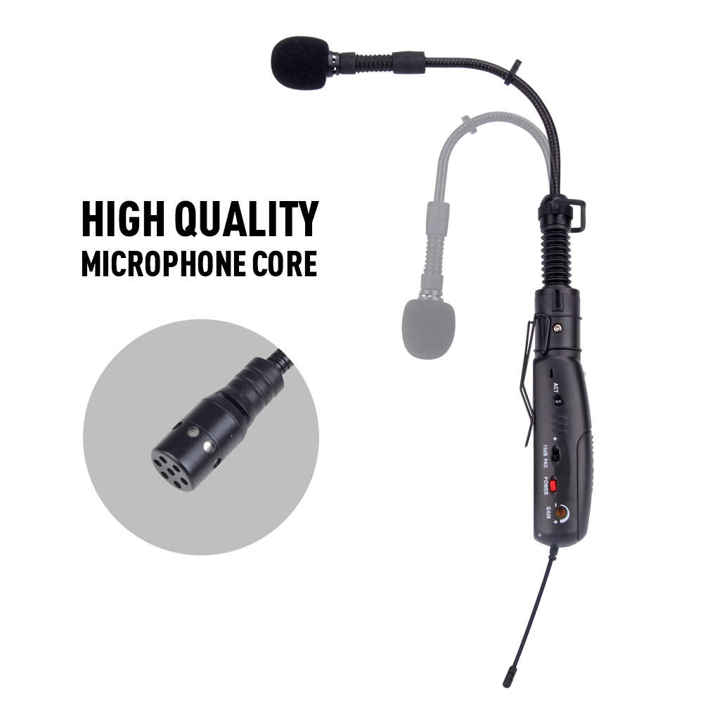 MI8G Saxophone/Violo Wireless Microphone System