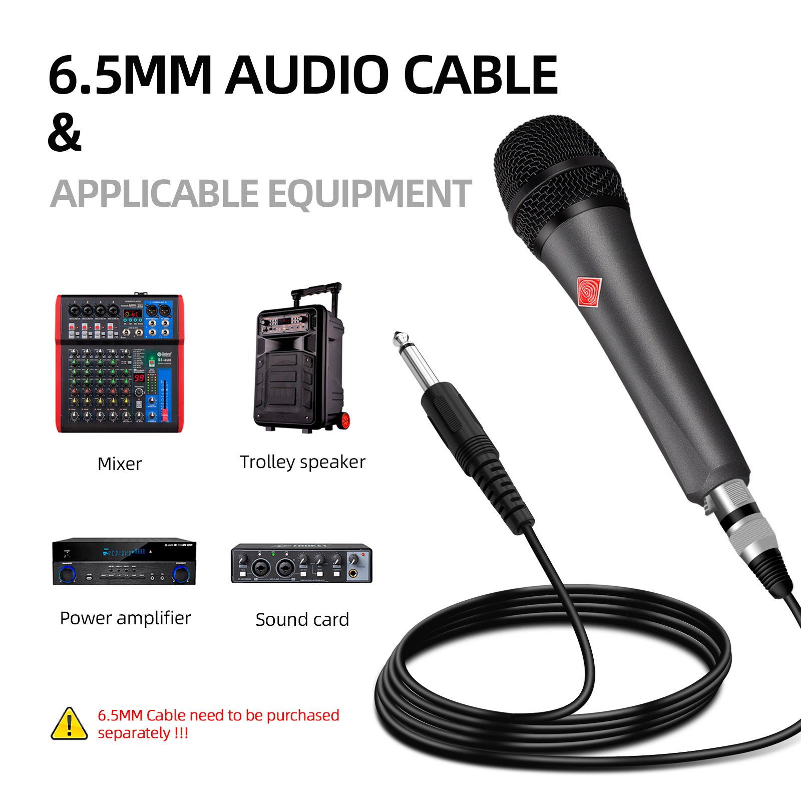DY-80 Professional Wired Dynamic Microphone