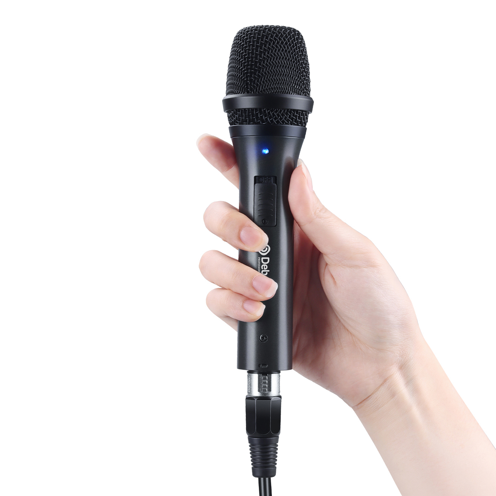 DTR2100X Wired live broadcast microphone for mobile phone PC recording karaoke