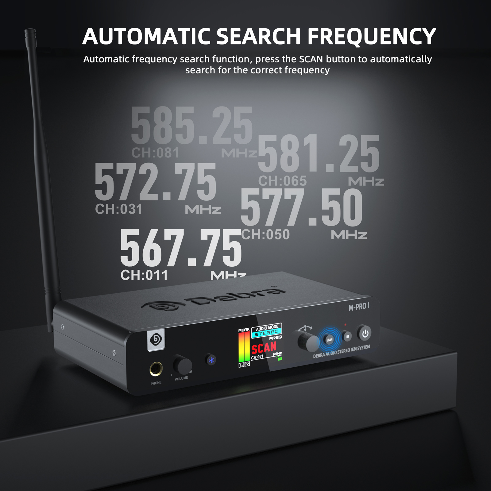 M-PROI Professional Stereo Wireless In-Ear Monitor System