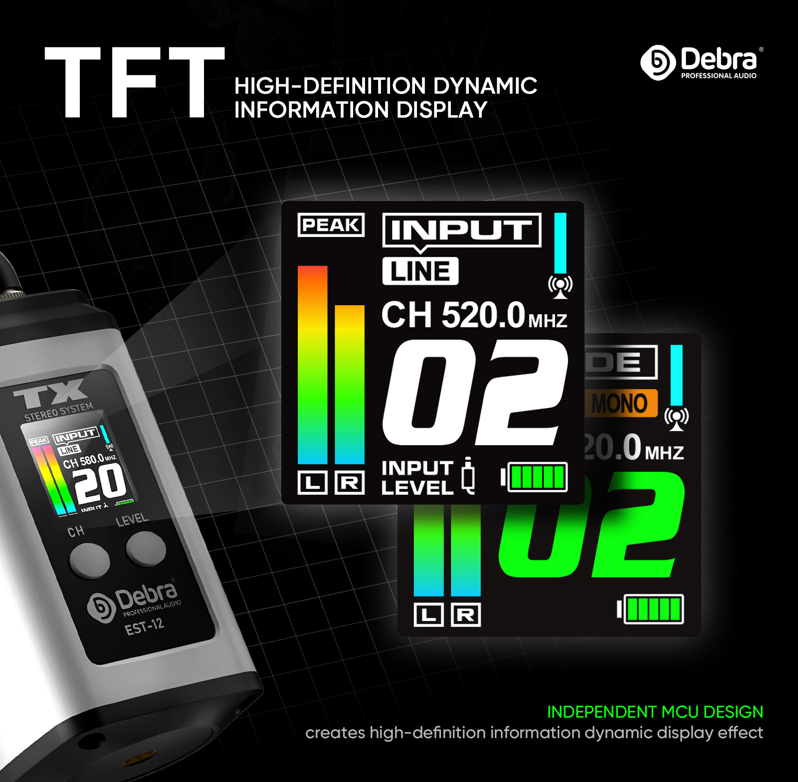 EST-12 Stereo Portable Wireless In-Ear Monitor System