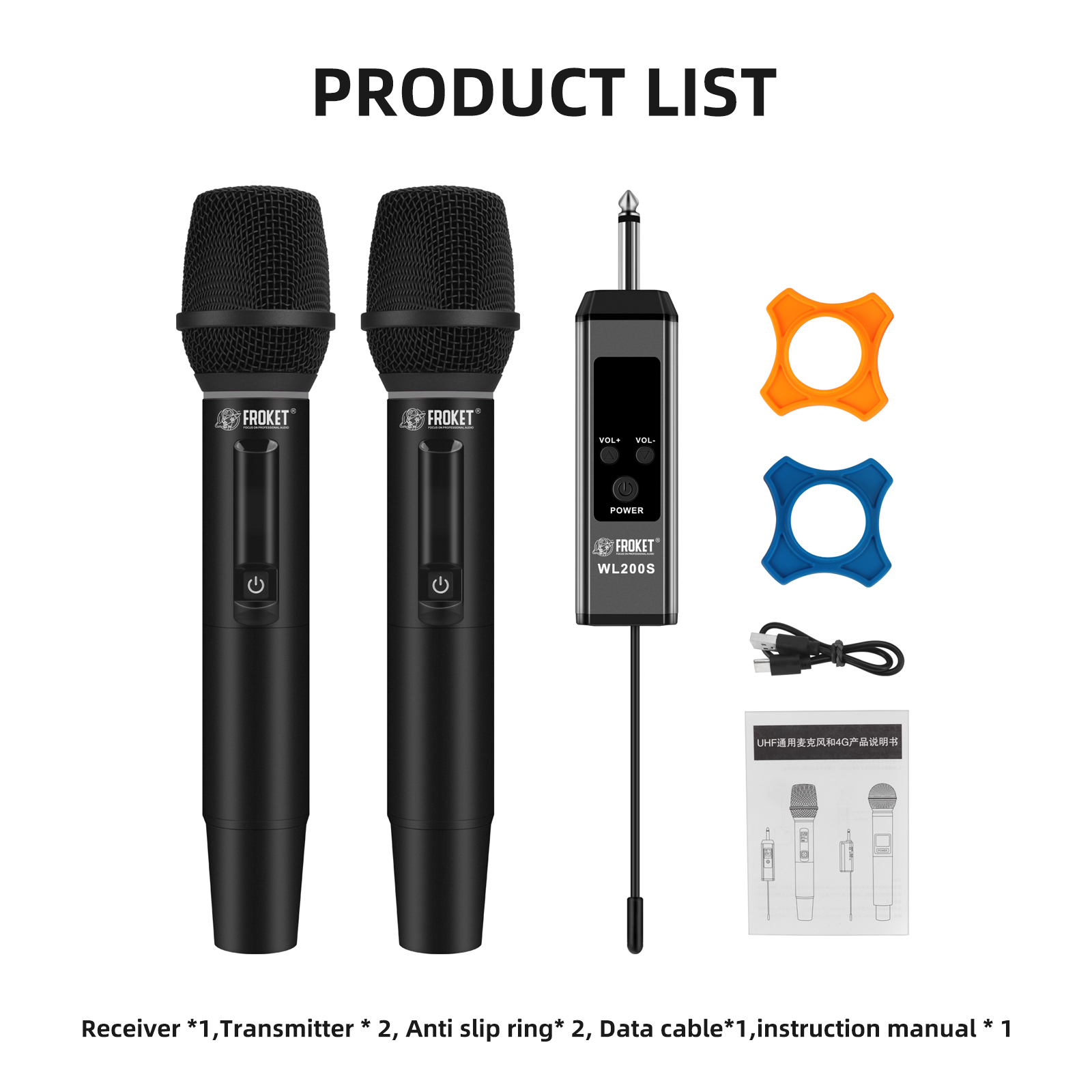Debra Audio WL200S 2.4G Wireless Microphone System