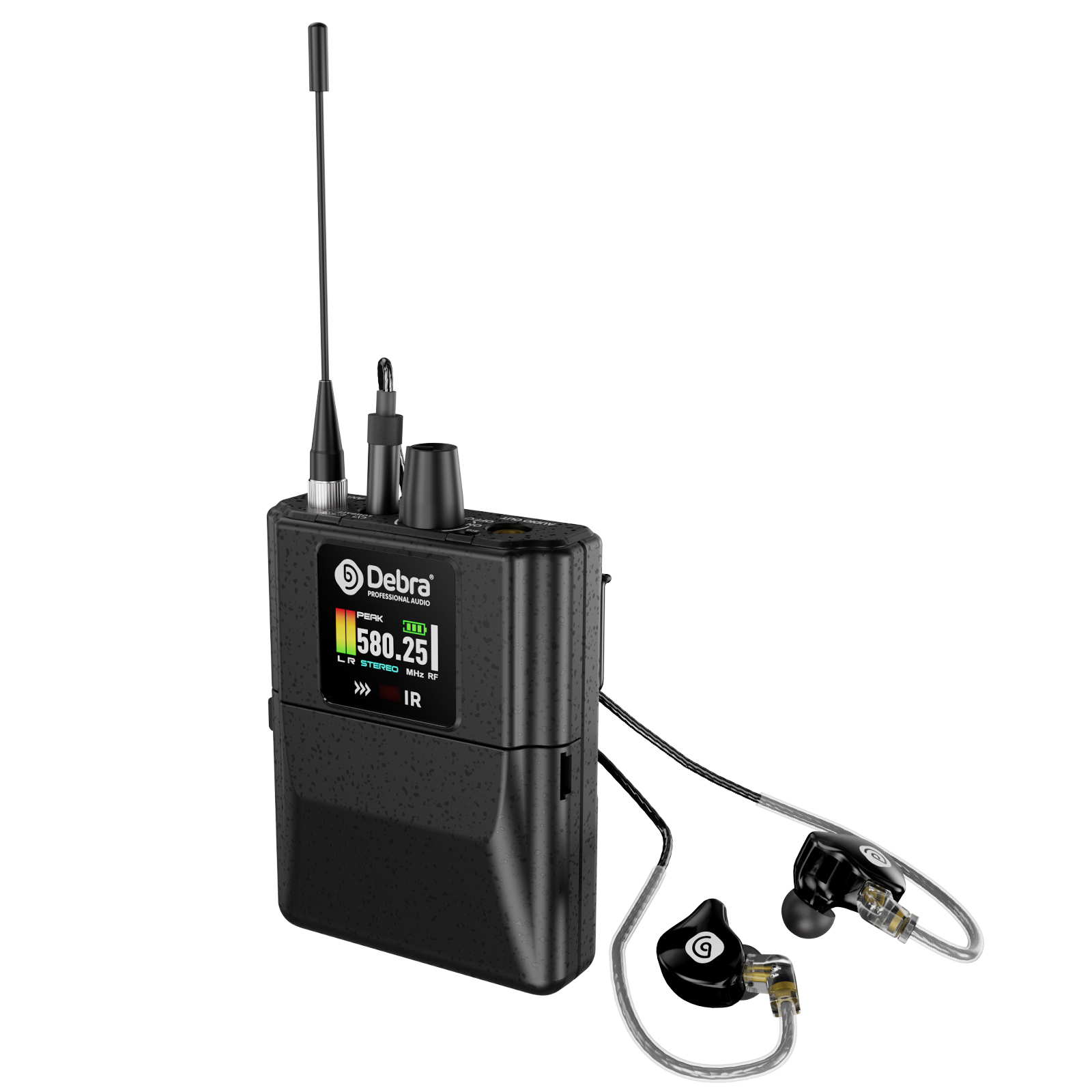 Debra Audio RC-V1 Wireless Receiver for Wireless In-Ear Monitor Systems (ST-102/202 M-PROI)