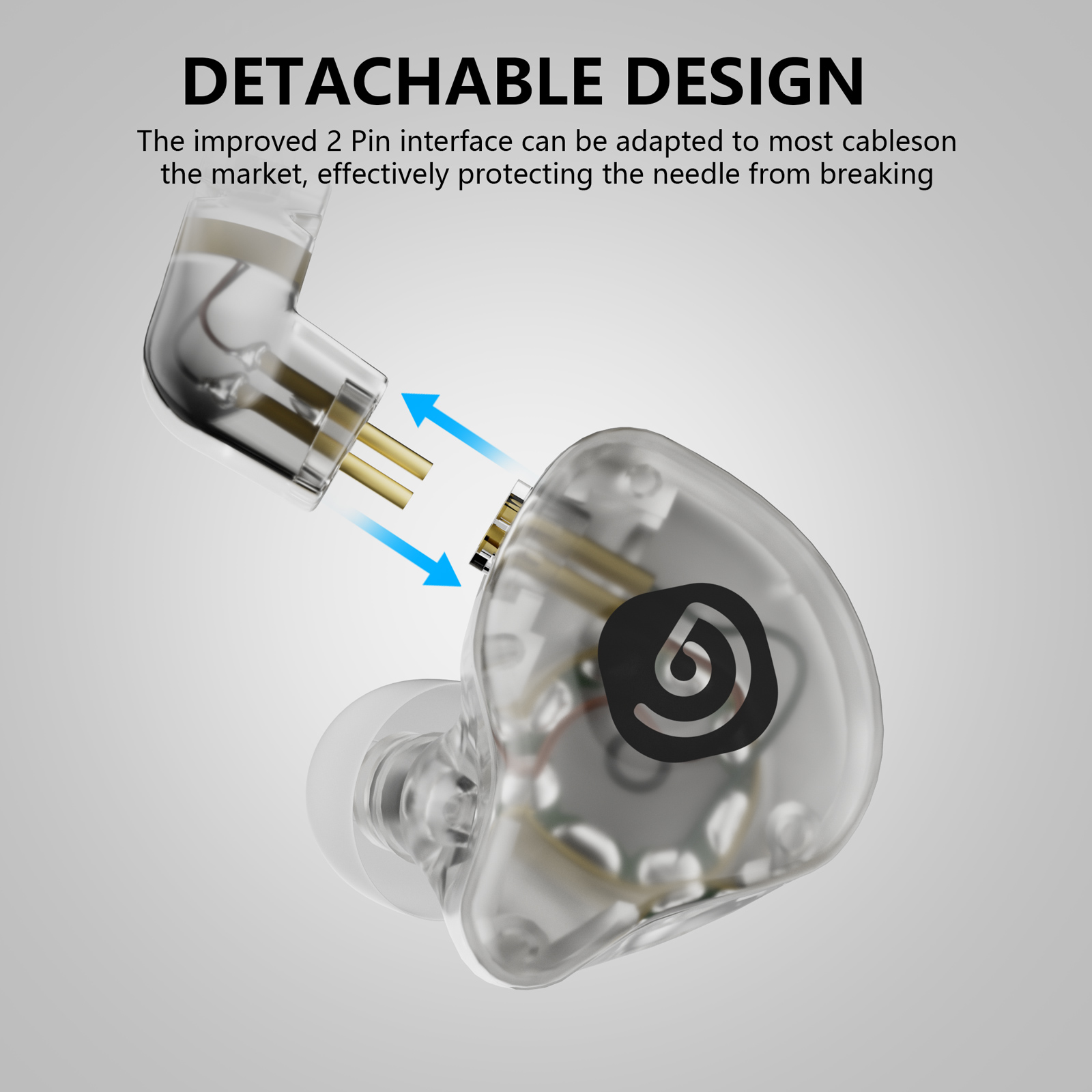 IE-210 Professional In-Ear Monitoring Headphones (Transparent)