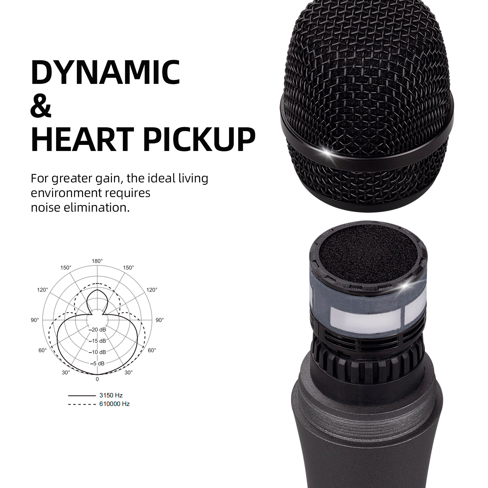 DY-80 Professional Wired Dynamic Microphone